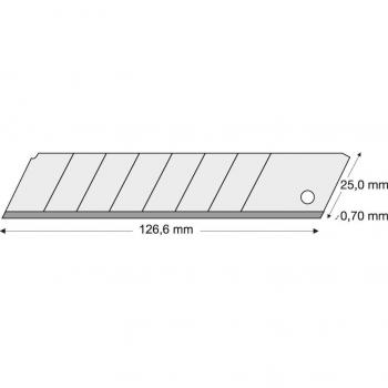Lame 25mm, pack de 10 pièces LUTZ