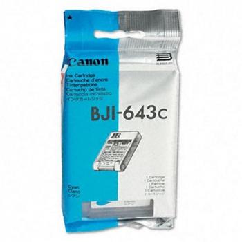 Cartouche cyan BJI-643C pour imprimante Canon