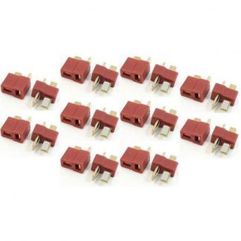 RC LiPo Battery ESC T-Plug Male & Female Connectors Deans Style