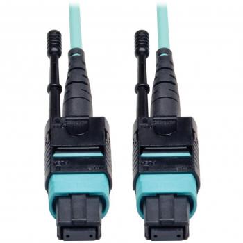 Tripp Lite N844-10M-12-P MTP/MPO Patch Cable 12 Fiber, 40GbE, 40GBASE-SR4, OM3 Plenum-rated