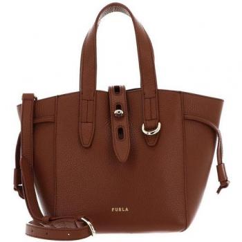Mini Tote Furlà Marron – Épaule de Femme Cognac