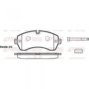 REMSA 1243.00 Bremsbelagsatz – Scheibenbremse VW/Mercedes
