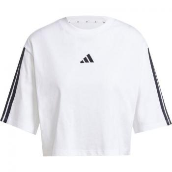 Camiseta Fitness 3 Fila Negra y Blanca Adidas