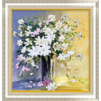 Daisy Flower Vase Craft Wall Stickers