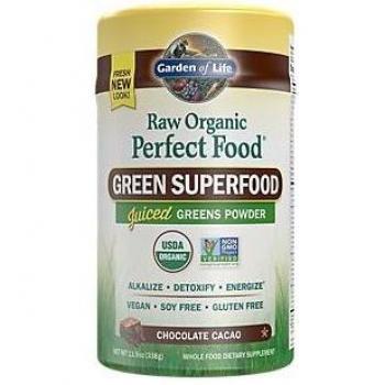 Perfect Food Green Superfood Garden of Life Sabor Chocolate Cacao 338 gr