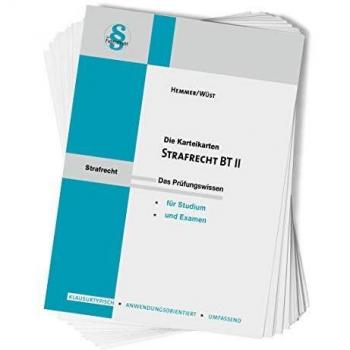 Karteikarte Strafrecht BT II: Karten
