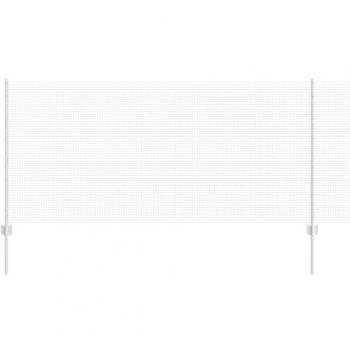 Reja de Alta Resistencia Vidaxl 22 Postes U Plateados 1×25 m