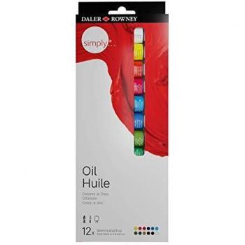Daler-Rowney Simply 12 colori ad olio