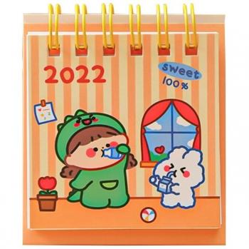Yearly Scheduler Mini Desktop Calendar 2022