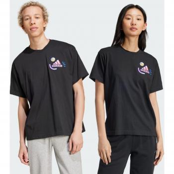 Camiseta Negra con Smiley Adidas Berlin