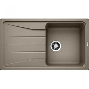 Évier réversible Blanco Sona 5 S 86x50 cm PuraDur tartufo