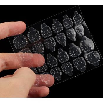 Transparente doppelseitige Klebebänder für Nagelspitzen