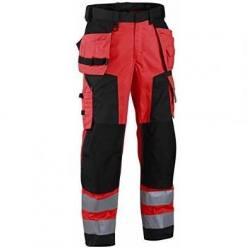 Pantalón Laboral Visibilidad Alta SoftShell Rojo Negro 156725175599d120