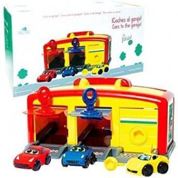 Garage Giocattolo con 3 Macchine Tachan