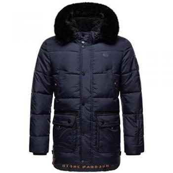 Mironoo Herren Jacke Stone Harbour – Größe L – Dunkelblau – 100 % Polyester – Flachverkleidung,