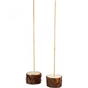 Présentoir en bois Creotime 25 cm – 2 pièces