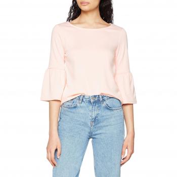 T-Shirt de Manga Larga Vila Clothes Vitinn para Mujer, Rosa