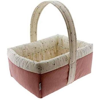 Cesta per Neonati Imbottita Sky Rosa