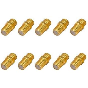 HDSAT 10X Raccord F Femelle Femelle Or