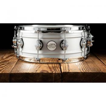 DW 14×5.5 Design Series Matte Aluminum Snare