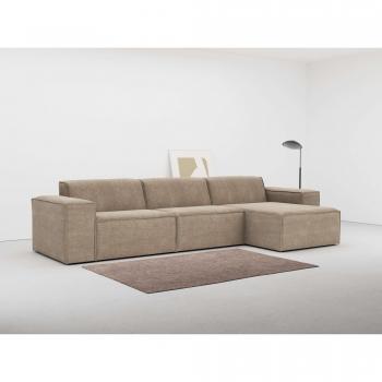 RAUM.ID Norvid Ecksofa, Chaiselongue rechts, grau