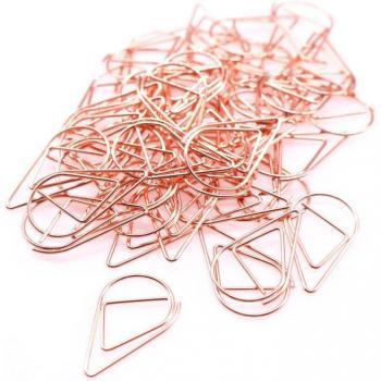 Rose Gold Tag Clips