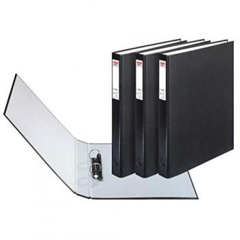 Herlitz Ringbuch protect 2 Ringe A4 schwarz 3er Pack