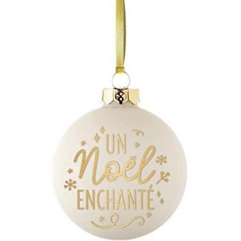 Ornement Sapin Enesco Neige Brillante