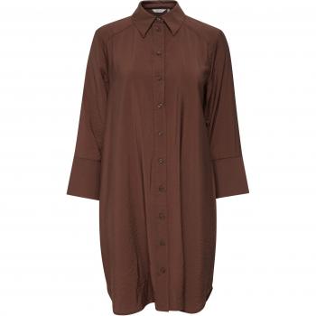 Robe chemise femme b.young Gino – couleur marine, longueur maxi