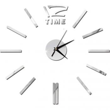 Golden Frameless 3D Wall Clock
