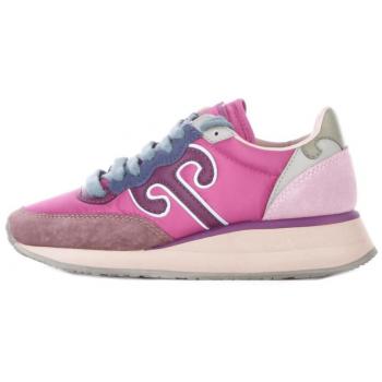 Sneakers WUSHU RUY Donna in Suede Marrone Fuxia