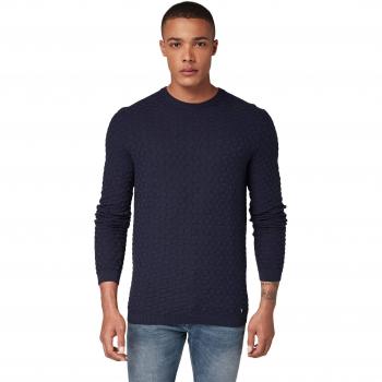TOM TAILOR Denim Strickpullover “Kapitän des Himmels Blau” – XL