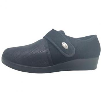Fly Flot Stretch Hausschuh Schwarz