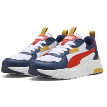 Chaussures Puma Trinity Lite Enfant Blanc/Rouge/Persian Bleu