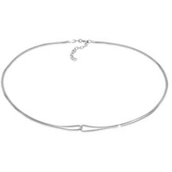 Elli Choker »Halskette Choker Verschlungen Venezianer 925 Silber«
