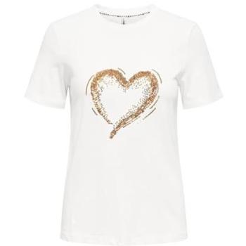 MARCY Camiseta Short Sleeve Blanca “Corazón”