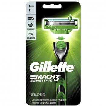 Gillette Maquina Para Afeitar 3 mach Sensitive Recargable