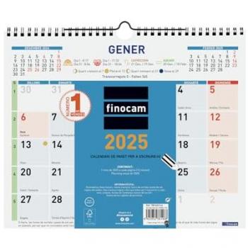 Calendario de Pared 2025 Finocam