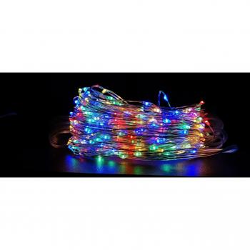 20m Premier Multi-Coloured LED Christmas Lights with Timer