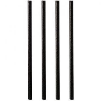 PAPSTAR Papier-Trinkhalm, pure, 210 mm, schwarz