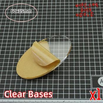 GlassShield Oval Wargame Base 60×35