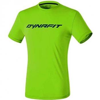 Herren-Tops DYNAFIT Traverse 2 S/S – Lambo Green, L-Size
