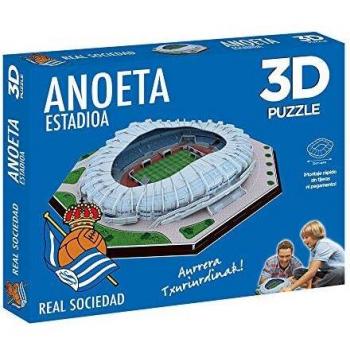 Puzzle 3D del Estadio Anoeta de Eleven Force para el equipo Real Sociedad (63485), colores variados, tamaño único (1)
