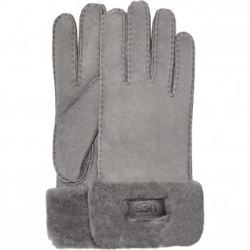 Guanti eleganti UGG Turn Cuff color grigio