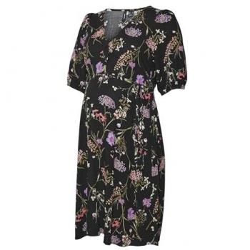 Abito breve gravidanza Vero Moda Measy n.nero a maniche corte