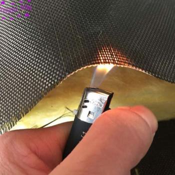 Black Fire-Resistant Acoustic Insulation Material
