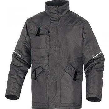 Parka en polyester oxford gris/orange 3XL