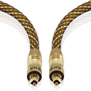 IBRA® MASTER 4M Cordon optique audio numérique (Câble TosLink)