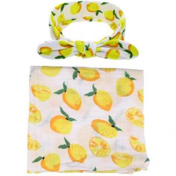 Swaddle Infantil con Diadema Linda