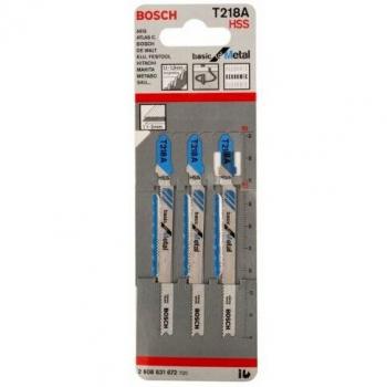 Bosch Professional T218A Jigsaw Blades for Metal Pack of 3